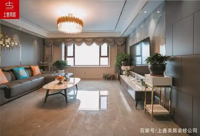 帝王国际177平现代轻奢风格装修实景案例