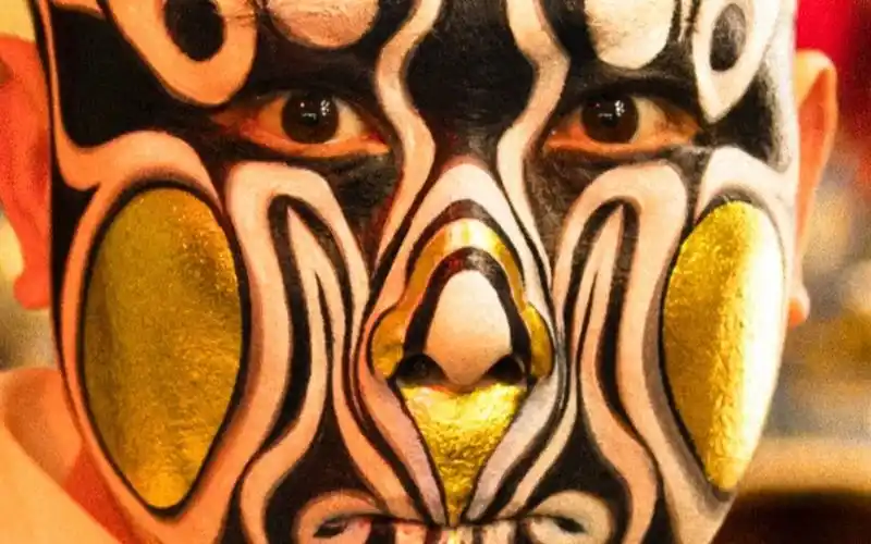 活动作品司献伟霓裳雅韵京剧摄影京剧脸谱之李元霸