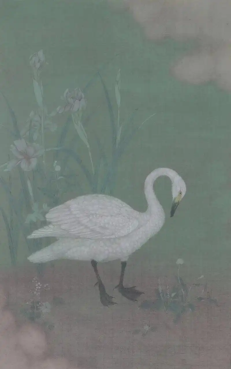 《墨池》生宣工笔网课作品完成细节图,对于我这种社恐的也比较符 - 抖