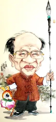 麻栗子画家的漫画像