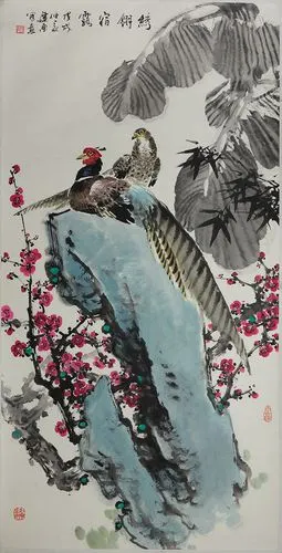 孔雀传神染画屏—孙建东的中国画创作