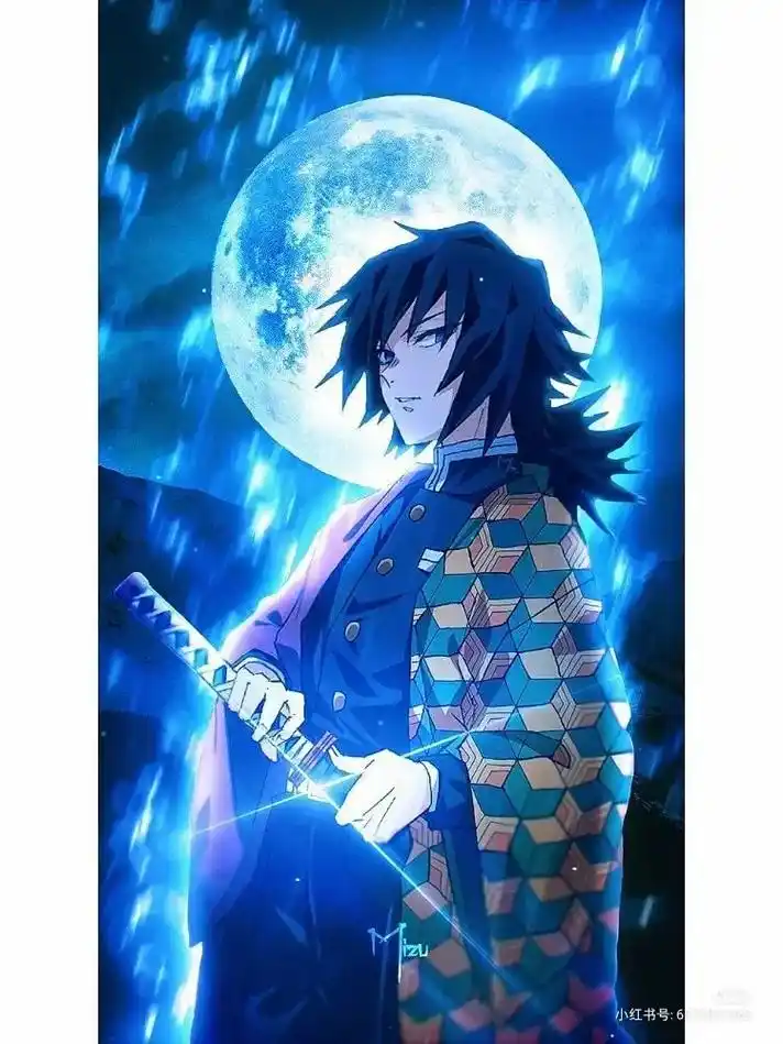 鬼灭之刃#富冈义勇#壁纸 - 抖音