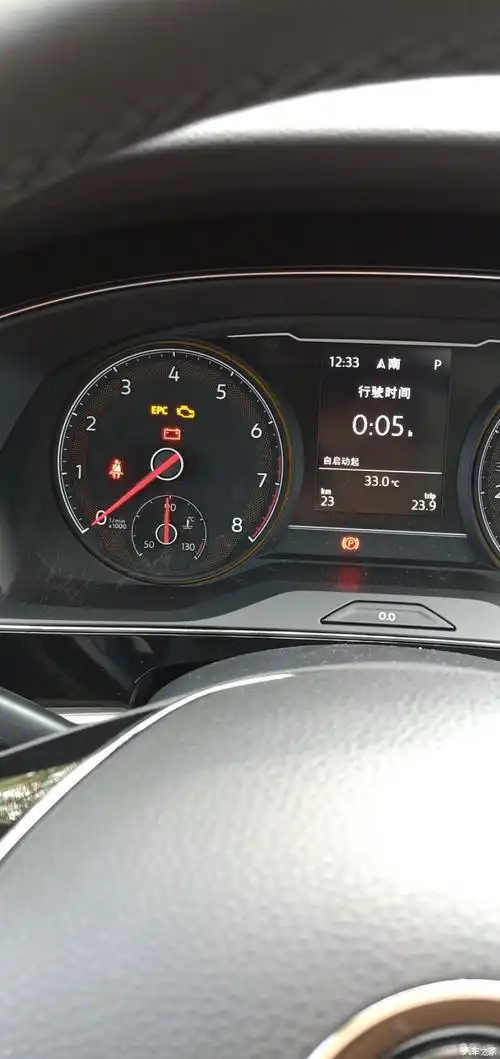 我的19款帕萨特每次启动电源都会显示epc灯亮正常吗