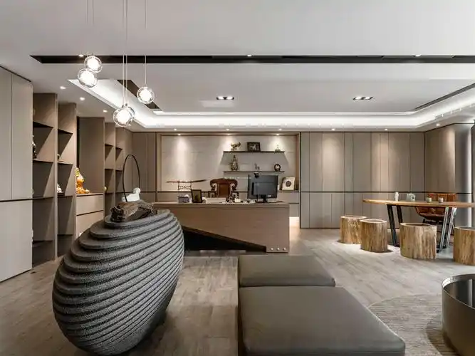 高档风格办公室装修实景图片