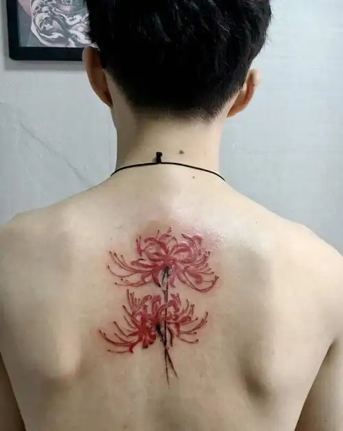 彼岸花纹身图片