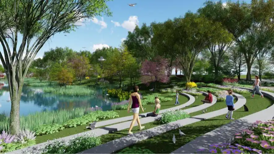 [辽宁]白云桥生态湿地海绵城市公园景观规划设计方案