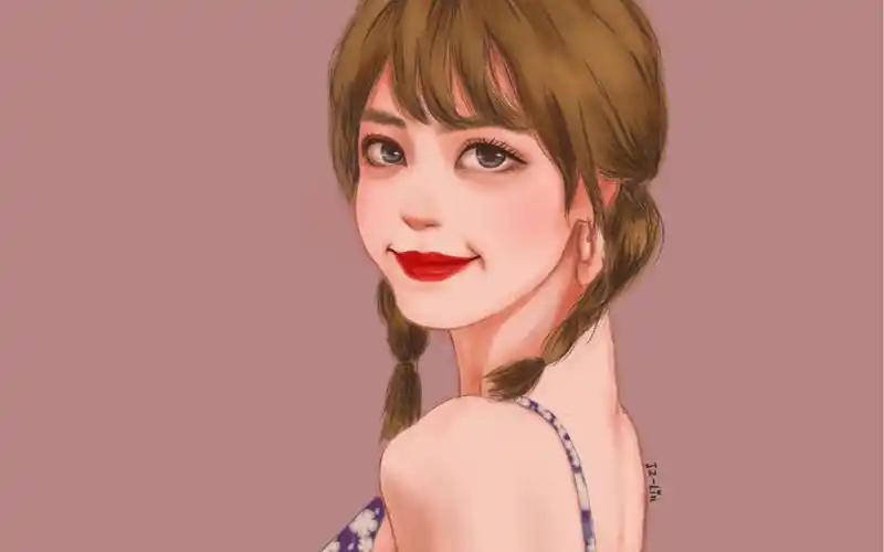 【手绘头像】ipad绘画过程/lisa