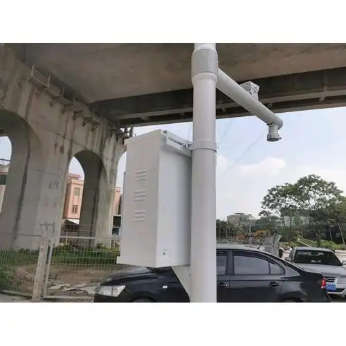 安氏宝路口监控杆社区监控杆安装组合横臂监控立杆