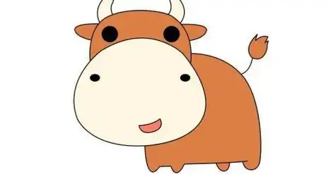 我们在对小牛进行绘画时,重点画出了小牛的样式,难点是对小牛呆萌可爱