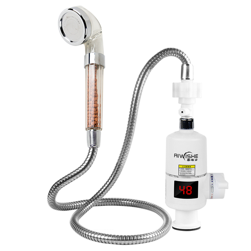 电热水龙头淋浴洗澡即热式快速速热加热过水热热水器洗淋两用神器