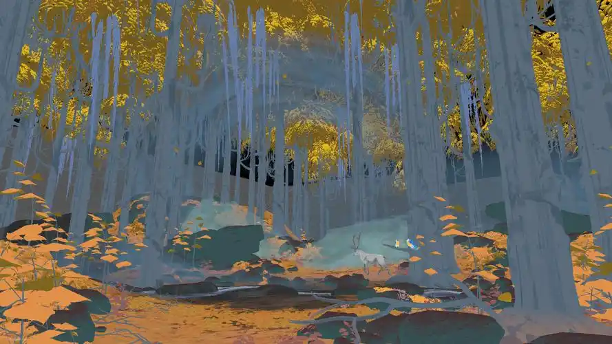 生机勃勃的金色森林_cg艺术欣赏,cg插画,cg作品欣赏,高清原画鉴赏