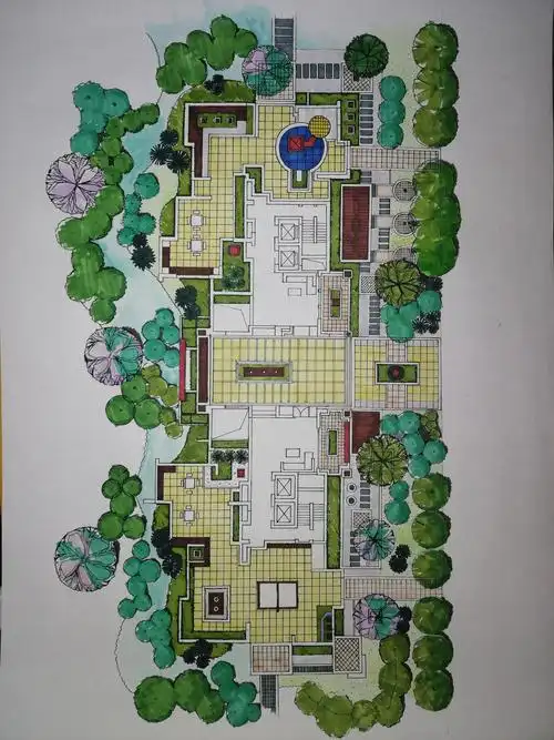 景观手绘|空间|景观设计|哦喉zz - 临摹作品 - 站酷 (zcool)