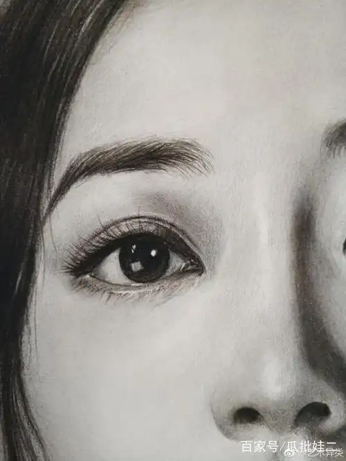 13位明星素描肖像画胡歌太帅韩雪美哭看见迪丽热巴的眼神醉了