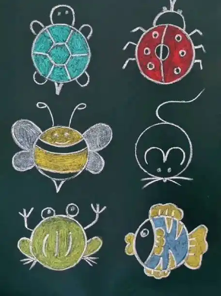 用圆形画小动物,一看就会.#简笔画#秒懂创意的微博视频