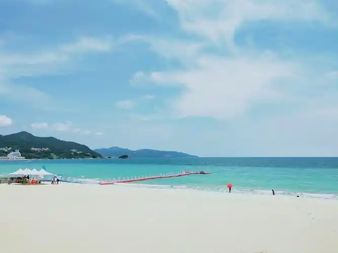 深圳有一处美丽的海滩,金沙湾_游记