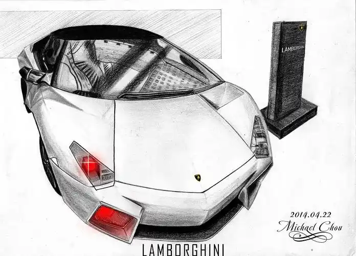 5年前 195 1 0 武汉  |  ui设计师 兰博基尼lamborghini铅笔手绘 原创