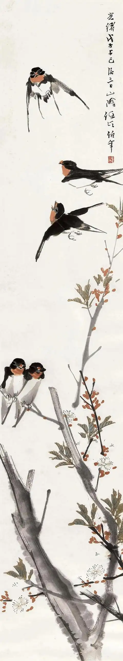 来组国画燕子!希望大家能喜欢!