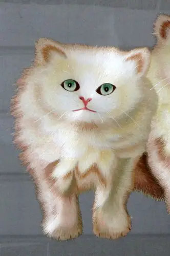 苏绣双面绣 《三猫图》