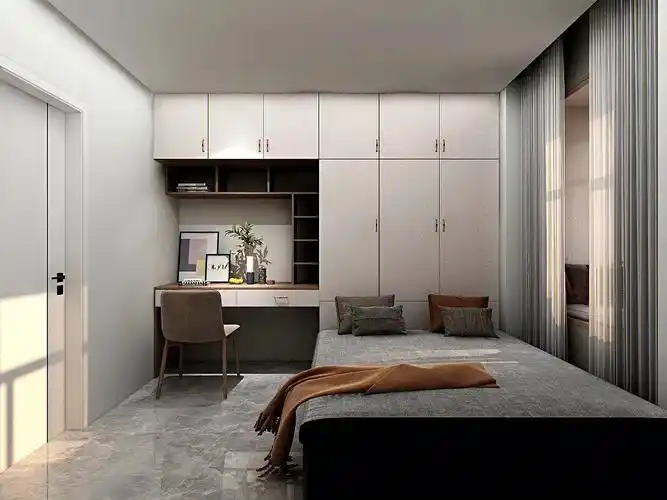按照业主的想法 出的效果图 保证还原度 榻榻米是南向次卧 #沈阳装修