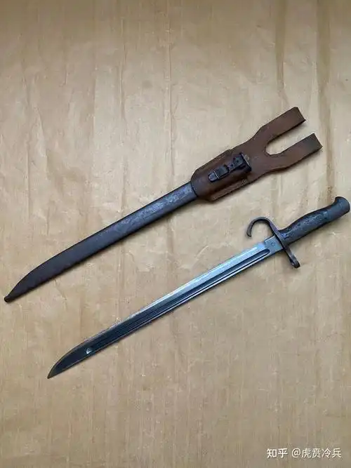 二战日军30刺刀早期弯钩名古屋标