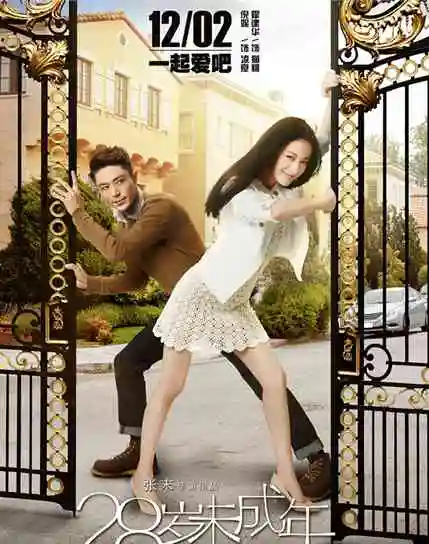 倪妮,霍建华,马苏,王大陆主演的2016贺岁毒鸡汤女性电影《28岁未成年