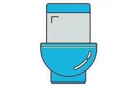 洗手间简笔画彩色