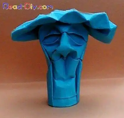 一百元人头折纸