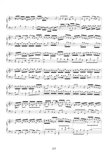 g小调赋格bwv578 巴赫 降b调