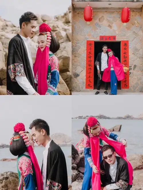 结婚5年翻出这组惠安女婚纱照还是会心动78