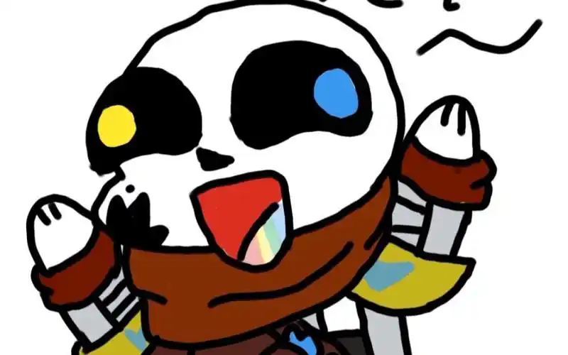 【ut】无聊时画的ink sans,画渣一个,就当是表情包吧