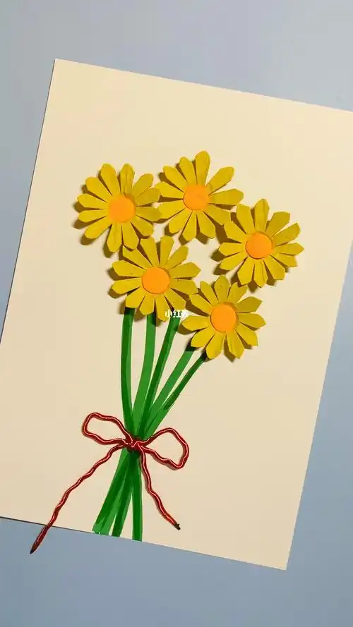 鸡蛋托手工花束