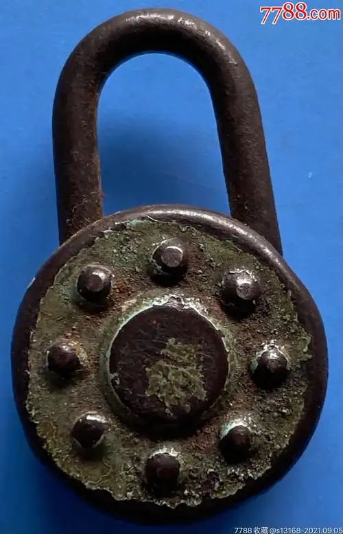 民国上游铜锁