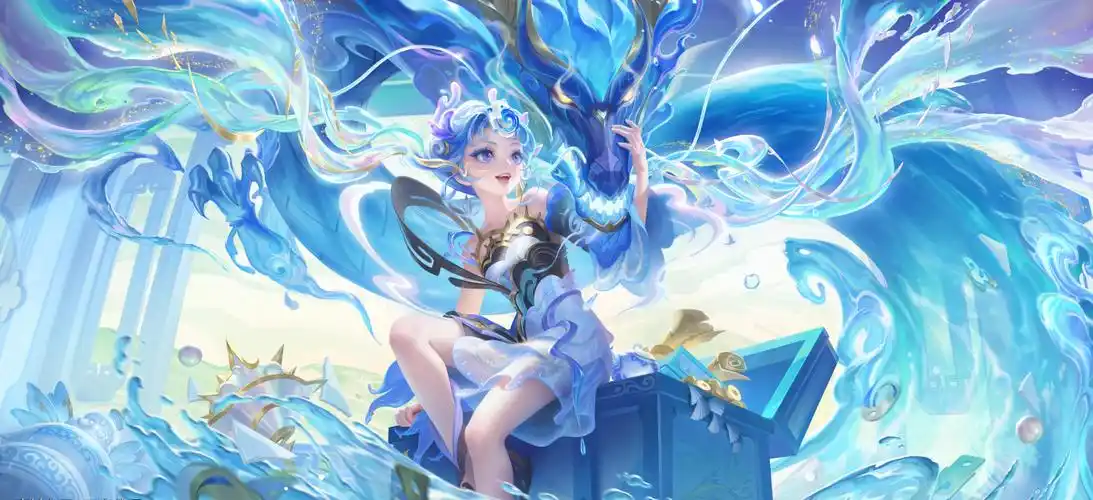 安琪拉龙年限定皮肤——乘龙·聚宝船,技能特效全面赏析_设计_神龙