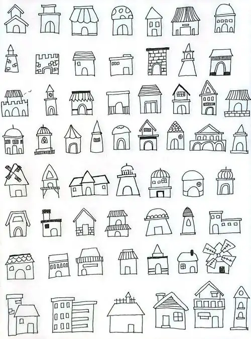 教小朋友画房子简笔画