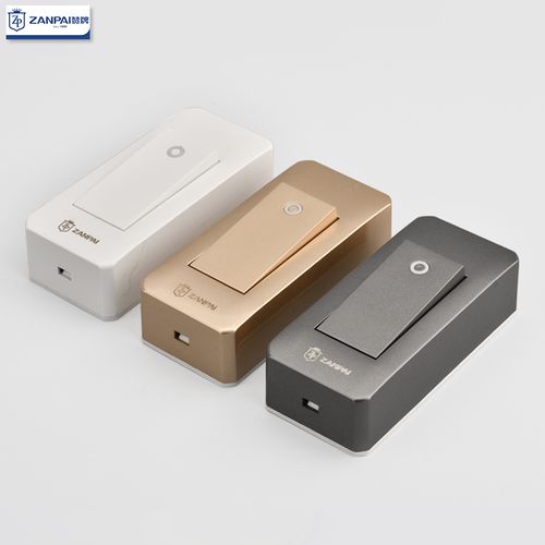 赞牌床头开关手捏单控双控家用床头灯明装明线按钮一位老式小开关