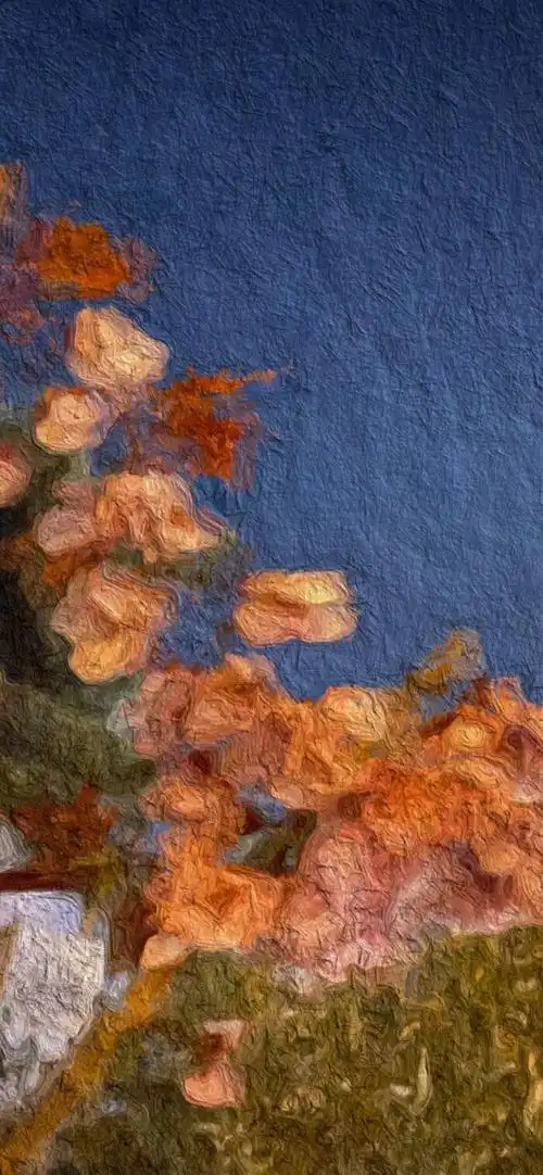 类似油画的壁纸