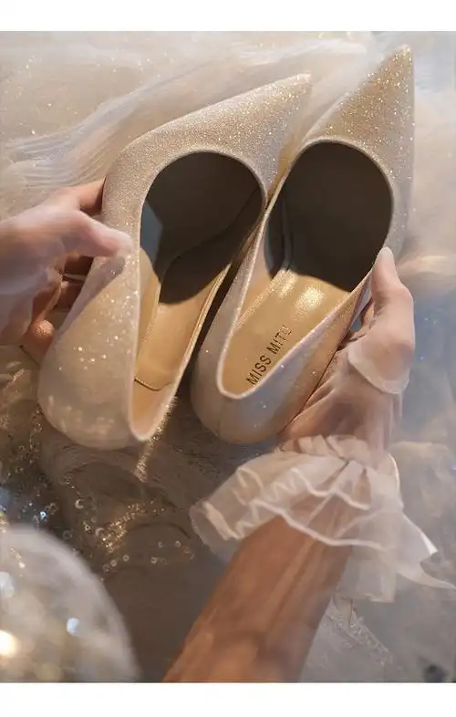 女单鞋小众公主礼服高跟鞋白色细跟日常可穿 白雪公主【6cm】礼盒版