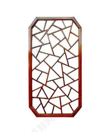 古代门窗雕花门窗复古门框长方形窗户