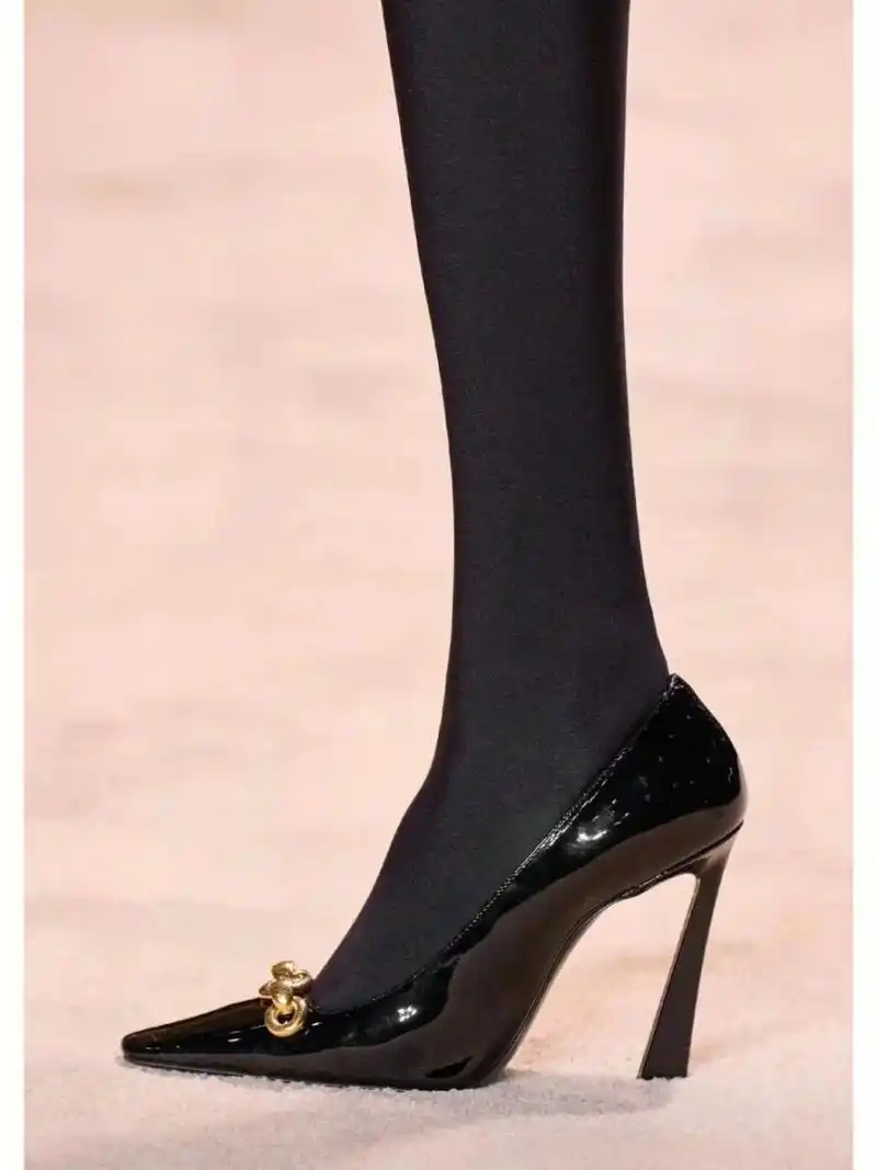 圣罗兰ysl秀款高跟鞋 36 绝美 漆皮 方尖头