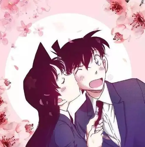 新一 工藤新一头像 柯南 毛利兰头像 毛利兰 小兰 情侣微信搜索关注