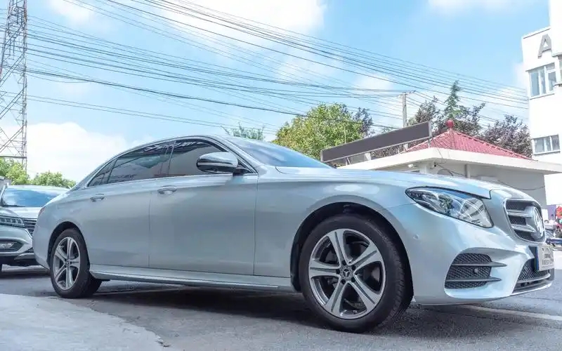 【上海同德】奔驰 e300 l 改色镭射金属银  (亮瞎你的钛合金狗眼)