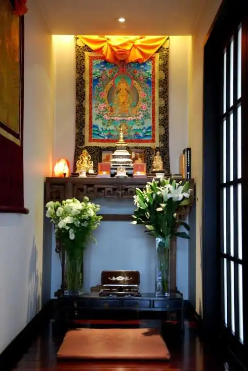 圣严法师:在家居士如何设佛堂? - 仁达居士 - 仁达居士