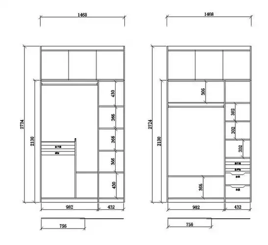 1-3m宽衣柜设计尺寸 科学布局,比百宝箱还牛,我还能再塞50件!