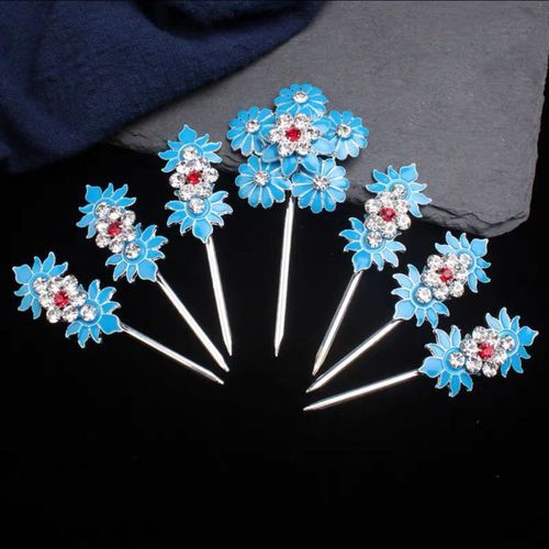 戏剧配饰戏曲头饰女花旦京剧青衣旦角化妆头面仿点绸正凤鬓挑泡子