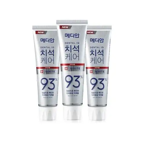 韩国amore/爱茉莉 93牙膏 银色三支/排