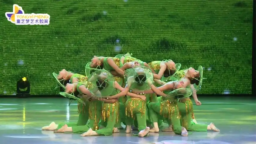 童艺梦艺术教育舞蹈汇演,《五彩梦》,少儿中国舞群舞表演
