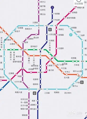 成都7号线地铁线路图-百度经验