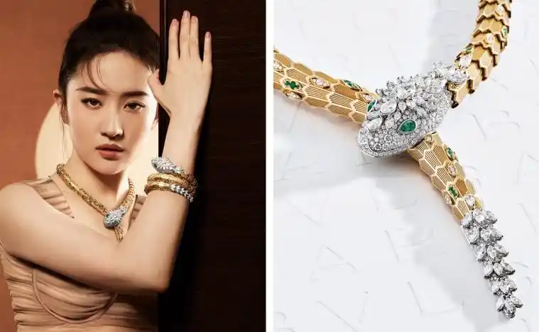 bvlgari宝格丽发布全新品牌大片 刘亦菲倾情演绎serpenti灵蛇珠宝佳作