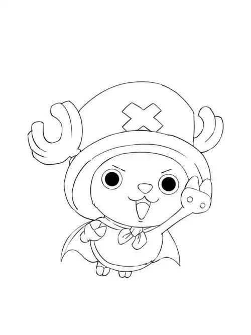 乔巴逆光ma乔巴简笔画乔巴简笔画教程乔巴简笔画教程图片海贼王乔巴简