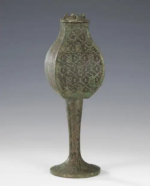 春秋青铜高柄小方壶词条图册_百度百科